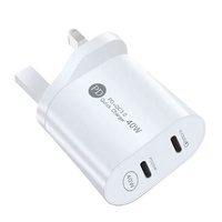 Chargeur rapide universel EU/UK/US PD40W QC3.0 Type-C avec rotation à 360 degrés, adaptateur de téléphone portable électrique