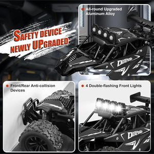 Dwi dowellin 2.4GHz tốc độ cao 20 km/h điều khiển từ xa xe với Đèn Pha Led, 4x4 off road xe tải quái vật đồ chơi - Product Image 4