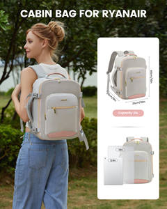 Ryanair Bolsas de cabina <span class=keywords><strong>40x20x25</strong></span> Debajo del asiento 20L Mochila DE EQUIPAJE DE VIAJE Carry-Onsfor Ryan Air Airplanes Mochila Fit 14 pulgadas Laptop - Product Image 5