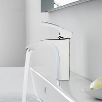 SANIPRO robinet de lavabo en laiton, conception de luxe hôtel WC robinet de lavabo moderne salle de bains mélangeur de robinet