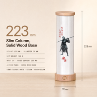 Lampe de chevet créative Wukong à LED en plastique, style Art Déco, intensité variable en continu, pour décoration intérieure, cadeau, vente en gros, OEM