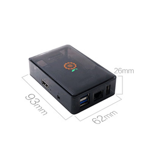Étui de protection ABS Orange Pi 3 LTS, coque transparente noire, boîtier spécial pour ordinateur monocarte, fourniture d'usine - Product Image 5