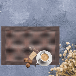 Napperon occidental isolé antidérapant en PVC épaissi de style japonais de couleur unie tapis transfrontalier rectangulaire minimaliste moderne - Product Image 1