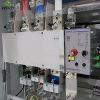 Tableau de commande électrique triphasé ATS double alimentation 800A pour distribution de courant et générateur, idéal pour atelier de fabrication industrielle