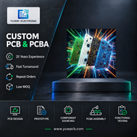 Carte PCBA HDI avec vias aveugles et enterrés pour systèmes de contrôle de mouvement de bras robotisé, finition OSP, fabrication d'assemblages de cartes PCB clés en main