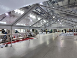 Cho Celina đầu hồi Thạc sĩ Khung lều 20ft x 40ft (6.1m x 12.2m) rõ ràng Top PVC vải Đảng tổ chức sự kiện đám cưới marquee lều - Product Image 5