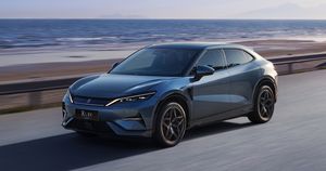 En stock – Nouvelle voiture électrique 2025 – Véhicule à énergie nouvelle – SUV longue autonomie – BYD Song Plus EV 605 km – Version phare – <span class=keywords><strong>Auto</strong></span> chinoise - Product Image 5