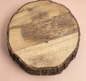 <span class=keywords><strong>Planche</strong></span> <span class=keywords><strong>à</strong></span> <span class=keywords><strong>découper</strong></span> ronde en <span class=keywords><strong>bois</strong></span> écologique <span class=keywords><strong>avec</strong></span> bord naturel, épaisse, pour préparer et servir - Product Image 3