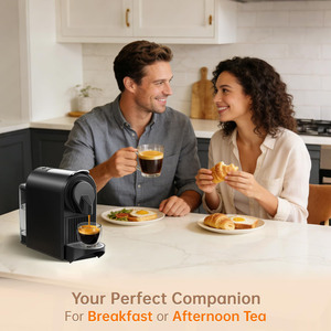 Macchina da Caffè Espresso Elettrica Portatile Nera da 20 <span class=keywords><strong>Bar</strong></span> per Uso Domestico, Monodose, di Grande Successo - Product Image 1