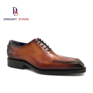Chaussures de mariage formelles Oxford, en cuir véritable fait main, durables, nouveau design, haute qualité, style vintage, pour hommes, luxe, logo personnalisé, légères - Product Image 1