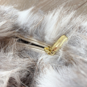 <span class=keywords><strong>Fausse</strong></span> <span class=keywords><strong>fourrure</strong></span> de renard femmes luxe <span class=keywords><strong>fourrure</strong></span> de laine affleurante avec poignées en tissu semblable à la laine sac à main sac à poignée supérieure - Product Image 6