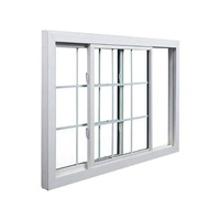 2024 nouveau Design PVC verre fenêtres coulissantes avec moustique et filet de protection en aluminium fenêtre à battant en alliage d'aluminium balançoire moderne