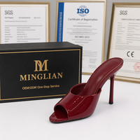Sandales à talons aiguilles tendance pour femmes, mode estivale
