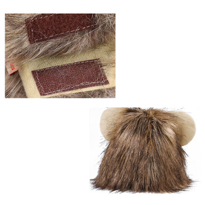 <span class=keywords><strong>Peluca</strong></span> de melena de León <span class=keywords><strong>con</strong></span> orejas, disfraz de lujo, <span class=keywords><strong>peluca</strong></span> de perro, sombrero, sombrero de <span class=keywords><strong>gato</strong></span>, León, pelo, artículos para mascotas, venta al por mayor - Product Image 6