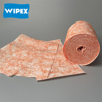 Lingettes humides en conserve jetables industrielles Meltblown Lingettes de nettoyage durables à absorption d'huile en tissu non tissé