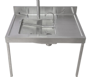 Lavabo de acero inoxidable quirúrgico para Hospital, <span class=keywords><strong>lavamanos</strong></span> a mano, personalizado, grado 304, 316 - Product Image 3
