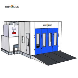 SLD Automotive Spuitcabine met geïntegreerde bakfunctie en hoogwaardig luchtfiltratiesysteem, crossdraft spuitcabine - Product Image 2