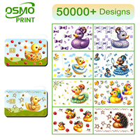 Autocollant de transfert UV OSMO RTS pour motif Sunflower Mama, petite taille, imperméable, pour gobelet