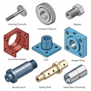 บริการงานกลึง CNC ชิ้นส่วนทองเหลืองกลึง CNC สำหรับชิ้นส่วนส่งกำลังเครื่องจักร ผลิตตามแบบ OEM - Product Image 6