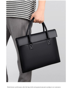 <span class=keywords><strong>Cuir</strong></span> végétalien de buffle personnalisé hommes femmes affaires ordinateur portable sac fourre-tout pour ordinateurs portables travail - Product Image 2