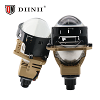 DIINII SG4 Lentille de projecteur Bi-LED 12V 130W Étanche IP68 Phares de voiture à faisceau haut/bas 6500K 50000Lm Adaptation universelle Garantie 18 mois