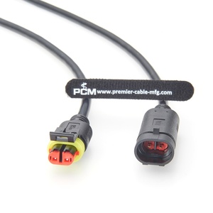 2 Yollu AMP Superseal Konnektör Uzatma Kablosu 16AWG, Kamyon Treyler LED Aydınlatma ve Sensör Sistemleri için Tyco 282104-1 - 282080-1 - Product Image 5