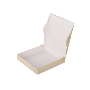 Chất lượng cao Thẻ trắng giấy tùy chỉnh hộp bánh <span class=keywords><strong>Pizza</strong></span> mà không cần keo - Product Image 1