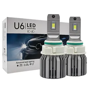 Auto Headlamp Bulb U6 12v Faros 9005 9006 Automotive Lamp Kit Canbus Luces H11 Car Light System Focos Luz H4 H7 Led Headlights