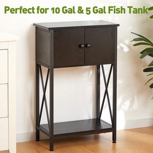 Soporte metálico para acuario de pared, estante de almacenamiento multifuncional para uso doméstico, moderno y minimalista para peces pequeños - Product Image 2