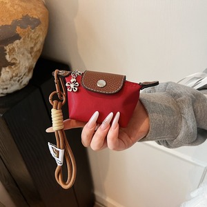 กระเป๋าไนลอนทรงเกี๊ยวขนาดเล็กแบบลำลอง กระเป๋าใส่เหรียญ <span class=keywords><strong>Longchamp</strong></span> Ultra พร้อมจี้ห้อย ที่ใส่บัตร ที่เก็บหูฟัง ที่เก็บลิปสติก พวงกุญแจเข้าชุดสำหรับใช้ในชีวิตประจำวัน - Product Image 1