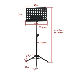 पेशेवर कॉन्सर्ट Orchestral संगीत स्टैंड संगीत वाद्ययंत्र तह शीट संगीत खड़े हो जाओ