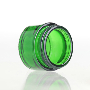 Barattoli in Vetro Verde Rotondi di Alta Qualità con Coperchio a Vite in Plastica, Personalizzabili, 1oz 2oz 3oz 4oz - Product Image 3