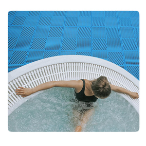 Pvc Drainage Interlocking Tiles with Suction Cups for Bathroom Pool Kitchen Locker Room - Product Image 4