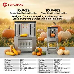 Machine à peler les citrouilles FENGXIANG – Machine à retirer la peau des citrouilles, des courges et des melons - Product Image 2