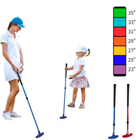 Putter de golf personnalisé avec logo, réglable, mini, en acier inoxydable usiné CNC, noir/rouge/bleu, unisexe, droitier, léger, avec manche en aluminium