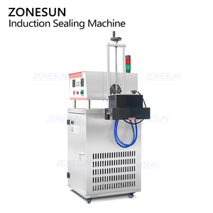 เครื่องปิดฝาขวดพลาสติกแบบอัตโนมัติ ZONESUN ZS-FK6000 ระบบทำความเย็นด้วยน้ำ พร้อมเครื่องซีลฟอยล์อะลูมิเนียมแบบเหนี่ยวนำต่อเนื่อง - Product Image 6