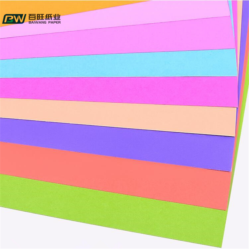 High Quality Color Cardboard 4k Bond Paper Customizable 200g Virgin Wood Pulp Office Printing Colored Handmade SUNLEGEND