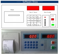 Registrador de datos digital electrónico de prueba de tracción de compresión 2000KN, medidor de fuerza inteligente de 2/2"