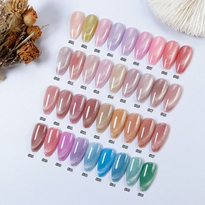Hema Free Moonlight Cat Eye <b>Gel</b> Polish Bright Crystal Slick Magnetic Powder <b>Nail</b> Glue - Product Image 4