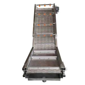 Gıda sınıfı paslanmaz çelik zincir plaka bant konveyör hattı - Product Image 5