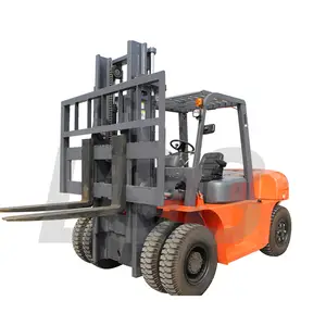 LGS High Quality Compact Heavy Duty Forklift 7 Ton Large Diesel Forklift Truck For Sale