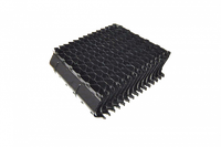 Feuilles de PVC pour éliminateur de brouillard de tour de refroidissement à condenseur évaporatif, épaisseur 0,4-0,6 mm, résistantes aux acides, isolation thermique longue durée