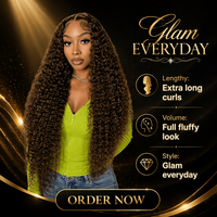 Perruques Lace Front BIANFA 30 pouces, brun chocolat, ondulations profondes, densité 220 HD, bouclées, pré-épilées, sans colle, pour femmes