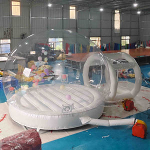 Tenda a Cupola Trasparente per Esterni, <span class=keywords><strong>Casa</strong></span> Gonfiabile Riscaldata <span class=keywords><strong>con</strong></span> <span class=keywords><strong>Palloncini</strong></span> - Product Image 2