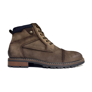 <span class=keywords><strong>Bottes</strong></span> Chukka en cuir de qualité supérieure à lacets pour hommes Bout rond Casual & Habillé pour <span class=keywords><strong>le</strong></span> printemps, l'automne et l'hiver - Product Image 4