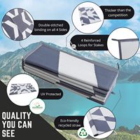 Tapis de plage en PP tissé, épais, imperméable, personnalisé avec logo, pour les voyages en plein air, les pique-niques, en peluche