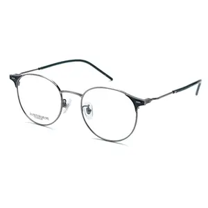 Titanium Eye Glasses Frame Men Vintage Square Prescription Eyeglasses Women Male Optical Spectacles Korean Eyewear