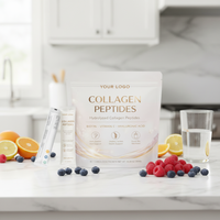 Poudre de protéines de collagène OEM/OD, produits de beauté pour adultes, santé des cheveux et de la peau, 99% pur, faible teneur en glucides