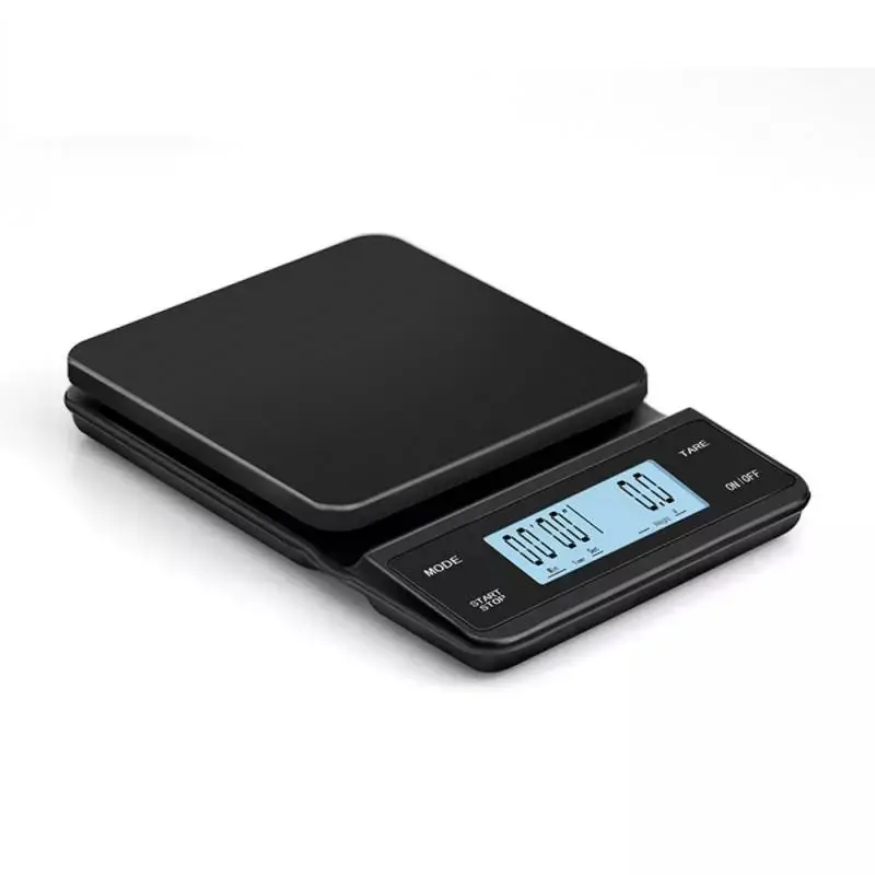 Digital Coffee Scale with Timer Touch Screen LCD Display USB Rerchargeable 3KG Accuracy 0.1g for Pour Over or Drip Coffee