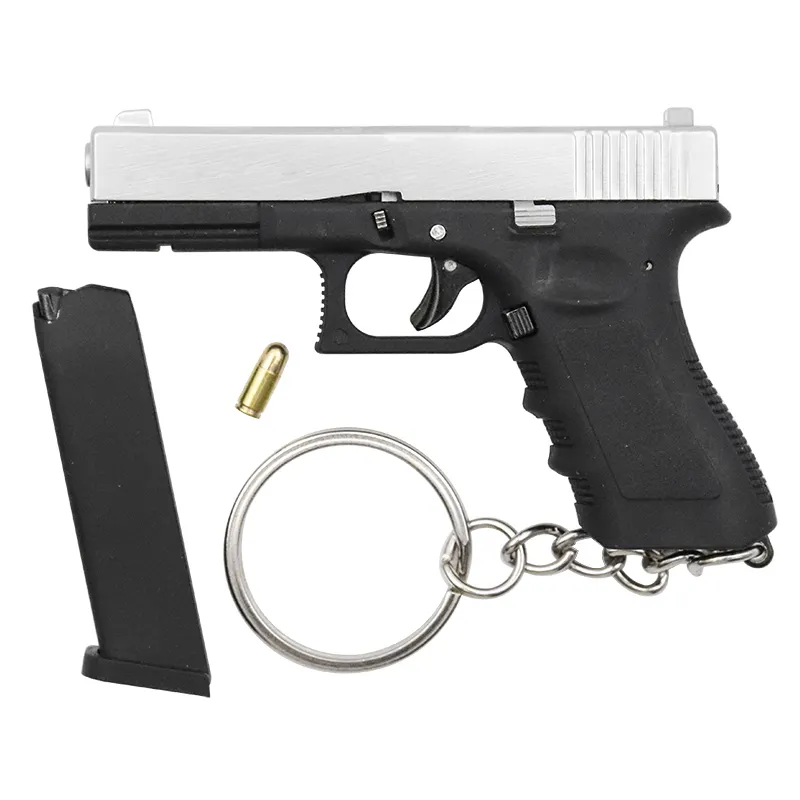 Liga Império Glock 17 Chaveiro Pistola Modelo Para Crianças Adultos Presente